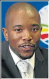  ??  ?? Federal leader Mmusi Maimane