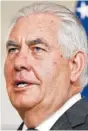  ??  ?? Rex Tillerson