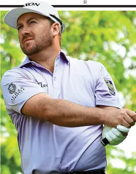  ?? GETTY IMAGES ?? Purple reign: McDowell shoots five-under yesterday