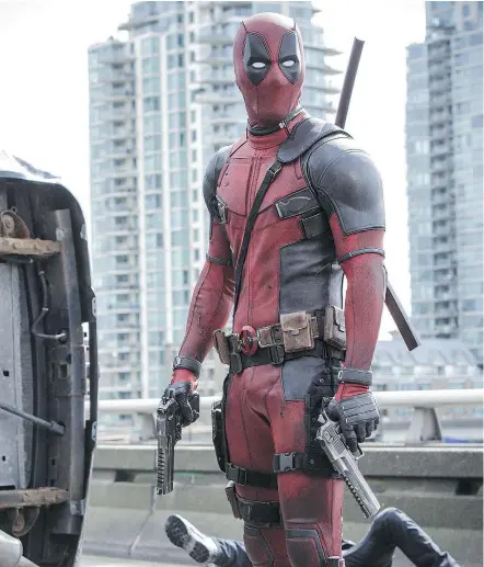  ?? — 20TH CENTURY FOX FILES ?? Deadpool, starring Ryan Reynolds, took years of effort and clever marketing to get made. Its creators are being equally inventive in the way they are now promoting the film in the hope of receiving recognitio­n from the Academy for an Oscar nomination.