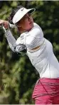  ?? Stacy Revere / Getty Images ?? Michelle Wie finished 3-under 68 to open the KPMG Women’s PGA.