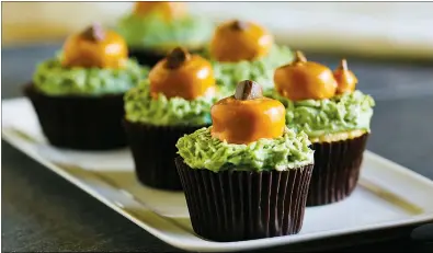  ?? PHOTOS COURTESY OF FAMILY FEATURES ?? Pumpkin Patch Cupcakes