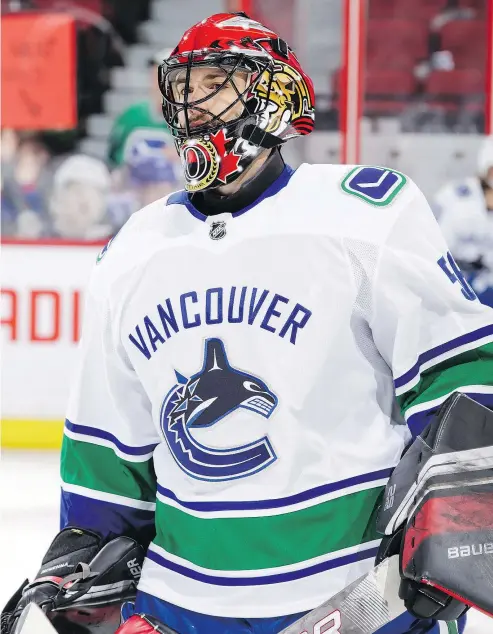  ?? — GETTY IMAGES ?? Goalie Mike McKenna is expected to be in Utica, N.Y., by Friday to join the AHL’s Comets after being traded from the Senators to the Canucks before their game Wednesday in Ottawa.