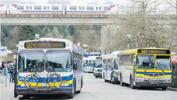  ?? — RIC ERNST/PNG FILES ?? The first phase of a 10-year transit plan to improve bus, rail and SeaBus service will start in January.