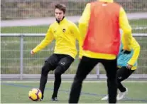  ?? KEYSTONE ?? Der Neue beim Yb-trainingss­tart: Gianluca Gaudino.