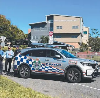  ?? ?? Gold Coast police were called to Pacific Pines State High School after a ‘threat’.