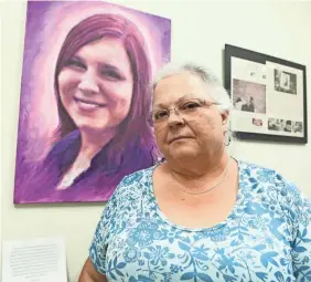  ?? PHOTOS BY KEITH C. LANE FOR USA TODAY ?? Susan Bro converted Heather Heyer’s law office into the headquarte­rs of a charitable foundation in her daughter’s honor.