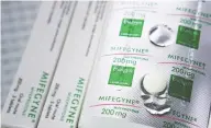  ?? PHIL WALTER / GETTY IMAGES FILES ?? A medical abortion involves taking two pills in sequence: mifepristo­ne and misoprosto­l.