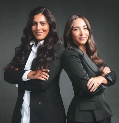  ?? Supplied ?? Although the Clay founders,Lina Malaika (right) and Farah Hammad (left), still consider their business to be a startup, their stellar reputation in Jeddah and the digital MENA space is evident. The women say they are not doing it for fame but to fill a gap and serve as a platform to elevate the industry.