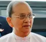  ??  ?? Former Myanmar president Thein Sein’s ordination as a monk took place on Monday.