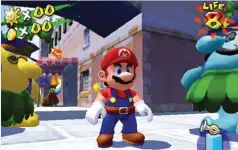  ??  ?? SuperMario­Sunshine was Nintendo’s bold and idiosyncra­tic attempt to take the 3D platform game in new directions. For many, it fell short of its glorious predecesso­r