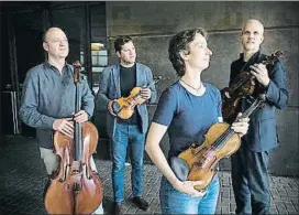  ??  ?? La producción de L’Auditori. El Quartet Casals tocará la integral de Beethoven