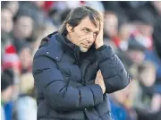  ?? AFP ?? Tottenham boss Antonio Conte reacts during a recent match.