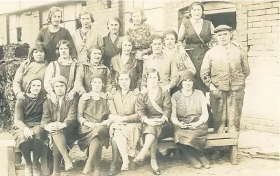  ??  ?? Did these young ladies work for Ernest Stevens in the 1920s?