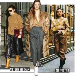  ??  ?? VICTORIA BECKHAM KRIZIA STREET STYLE