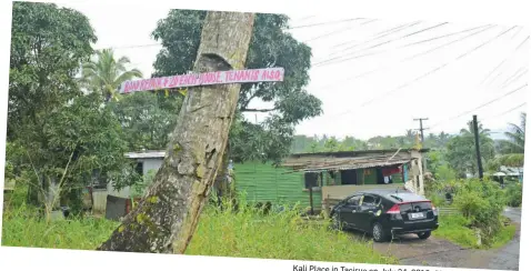  ?? Photo: Ronald Kumar ?? Kali Place in Tacirua on July 24, 2019.