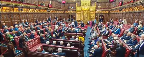  ??  ?? EU-loving Lords? The country voted Leave, but some feel the Upper House (above) is blocking Brexit