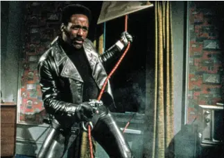  ??  ?? Richard Roundtree as John Shaft in the 1971 film