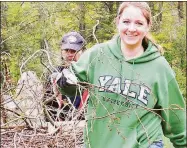  ?? I-Park / Contribute­d photo ?? I-Park of East Haddam will kick off its open trails initiative with a “Saturday in the Park” event May 21 from 9 a.m. to 5 p.m. Above is a Yale University alum taking part in volunteers day.