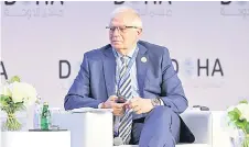  ?? ?? Borrell attends a plenary session titled “Transformi­ng for a New Era”, during the Doha Forum in Qatar’s capital. — AFP file photo