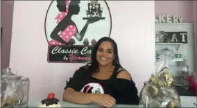  ?? KEVIN MARTIN — THE MORNING JOURNAL ?? Yvonne Chisholm opened her new business, Classie Cakes by Yvonne at 5324 Abbe Road in Sheffield Village, in July bringing her specialty cakes and baked goods to Sheffield Village’s commercial center.