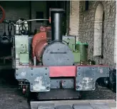  ?? GARETH EVANS ?? No. 18 is seen on display at Pockerley Waggonway, Beamish Museum on August 4.