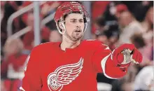  ?? ASSOCIATED PRESS FILE PHOTO ?? Centre Dylan Larkin has suddenly become a veteran at the age of 22 for the rebuilding Detroit Red Wings.