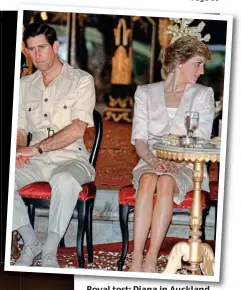  ?? ?? Royal test: Diana in Auckland (left) and (above) with Charles in Indonesia in 1989