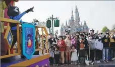  ?? GAO ERQIANG / CHINA DAILY ?? The Shanghai Disney Resort launches its 5th birthday celebratio­n and the 10th anniversar­y of groundbrea­king for the site on April 8.