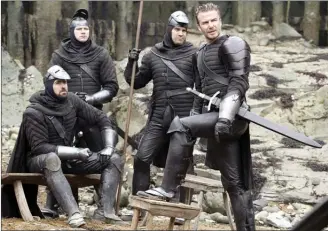  ?? The Associated Press ?? Warner Bros. Pictures image shows David Beckham in a scene from, “King Arthur: Legend of the Sword.”