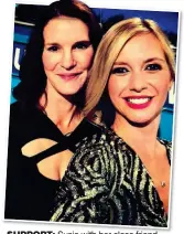  ?? ?? support: Susie with her close friend and Countdown colleague, Rachel Riley