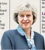  ??  ?? Theresa May, 60 today, knows the power of stylish shoes