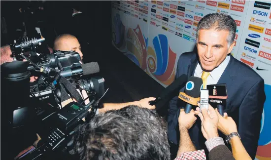  ?? Picture: Getty Images ?? POINTER? Will Carlos Queiroz be the new Bafana Bafana coach when Safa unveil the national mentor next week.