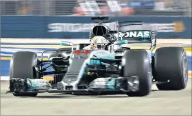  ??  ?? PUNTOS. Lewis Hamilton ha conseguido hasta ahora 263 de los 475 que tiene Mercedes en su casillero.
