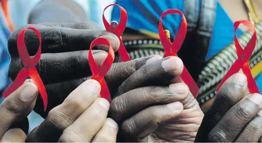  ?? Photo: Alliance/DPA ?? Staying aware of Aids: South Africa is expected to begin piloting the HIV prevention injection early next year.