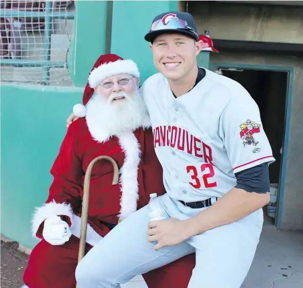  ??  ?? Nate Pearson gave Santa his Christmas wish list early this season. He’s been good so far this year — perfect, in fact, through six starts.