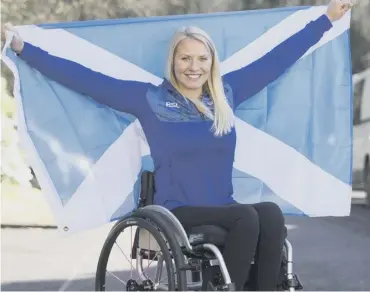  ??  ?? 0 Sammi Kinghorn switched from sprints to the 1,500m and marathon for the Commonweal­th Games.