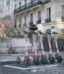  ??  ?? WONDERFUL An e-scooter trial is set to start next month