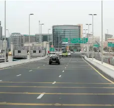  ?? Pawan Singh / The National ?? A major maintenanc­e project is under way on Dubai’s Floating Bridge to ensure the safety of road users, the emirate’s roads authority has said