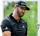  ??  ?? Level par: Dustin Johnson