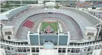  ?? DORAL CHENOWETH/COLUMBUS DISPATCH ?? Ohio Stadium was empty last year even during games because of the pandemic. It’s too early to know whether it’ll be different in 2021.