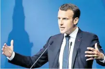  ?? Emmanuel Macron čekal na odpověď Angely Merkelové na své smělé návrhy reformy EU přes osm měsíců FOTO ČTK/ AP ?? Francouzsk­ý prezident