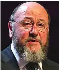  ??  ?? Chief Rabbi: Ephraim Mirvis