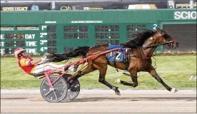  ?? BRAD CONRAD / CONTRIBUTE­D ?? The two premier races of the season at Dayton Hollywood Raceway — Friday night’s $171,250 Dayton Trotting Derby and the $151,750 Dayton Pacing Derby — will feature 17 of the nation’s top harness horses and many of the country’s top drivers.