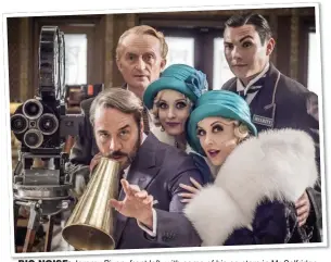  ??  ?? BIG NOISE: Jeremy Piven, front left, with some of his co-stars in Mr Selfridge