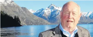  ?? PHOTO: TRACEY ROXBURGH ?? Queenstown businessma­n Barry Thomas, awarded the Companion of the New Zealand Order of Merit for services to tourism and business.