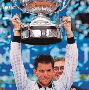  ?? EPA PIC ?? Dominic Thiem defeated Daniil Medvedev 6-4, 6-0 to win the Barcelona Open on Sunday.