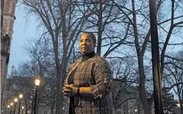  ?? BRITTANY GREESON/THE NEW YORK TIMES ?? Lisa Cook of Michigan State University is one of the economics field’s few prominent black women.She says students often ask how she overcame discrimina­tion in the field.