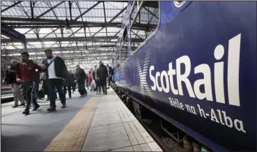  ??  ?? Rail workers could take industrial action over fears of cuts to ScotRail’s health and safety department