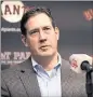  ?? MARCIO JOSE SANCHEZ — AP ?? Bobby Evans had served as the Giants’ general manager since the 2015 season.